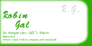 robin gal business card